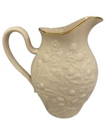 LENOX China 6.5&quot; Pitcher FRUITS OF LIFE Blackberry Pattern Ivory 24K Gol... - £9.29 GBP