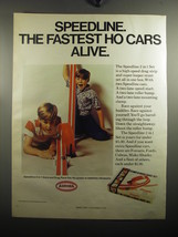 1968 Aurora Speedline 2 in 1 Set Ad - The fastest HO cars alive - £14.60 GBP