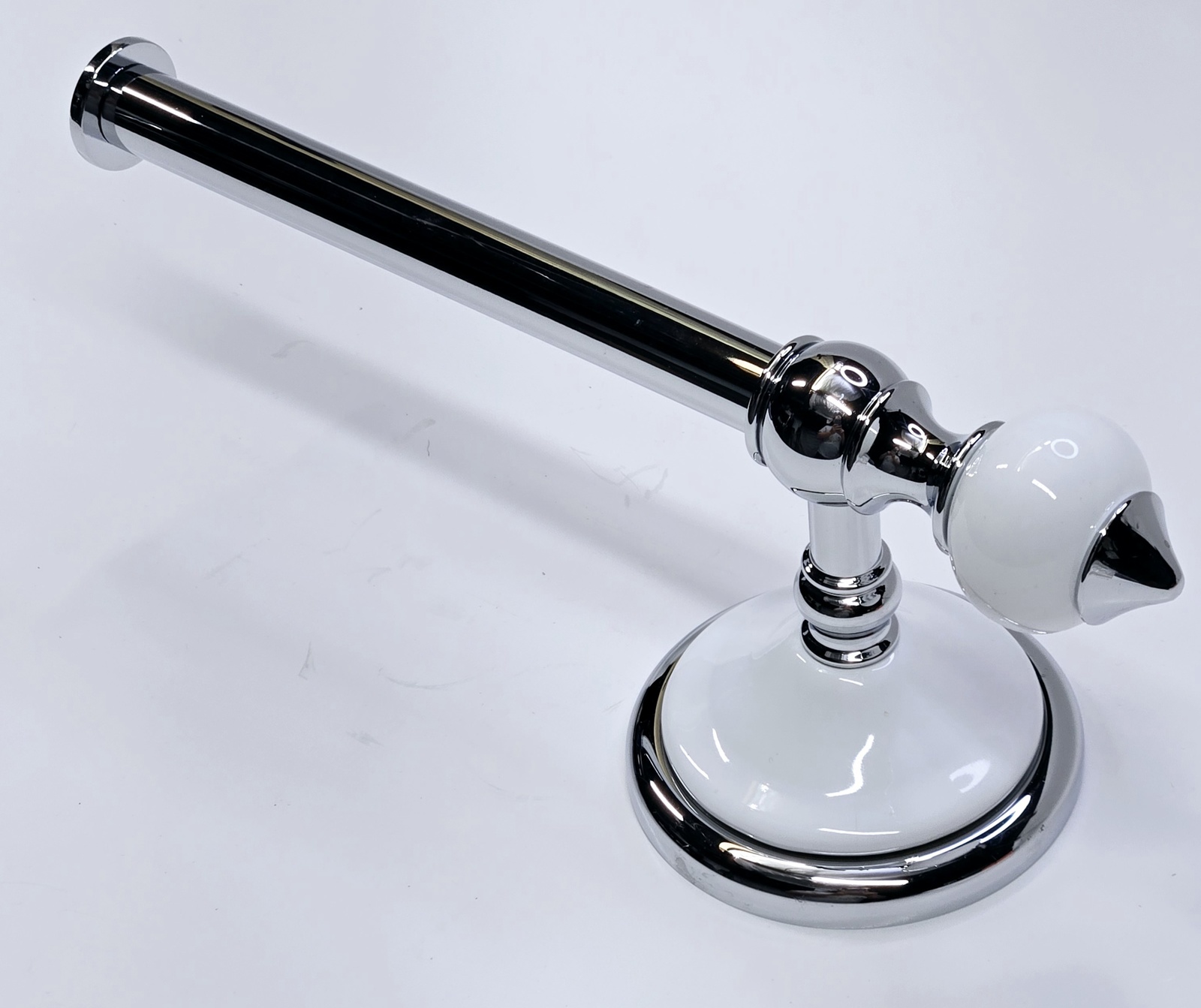 Signature Hardware 413131 Adelaide Single Post Tissue Holder - Chrome *READ - £14.99 GBP