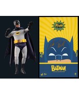 Adam West SIGNED Batman &#39;66 1966 TV Show Hot Toys Sideshow Action Figure... - $1,765.12 CAD