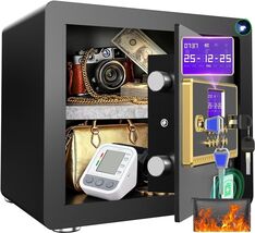 Electronic Safe with Digital Keypad &amp; Alarm - Fireproof &amp; Waterproof - $136.57