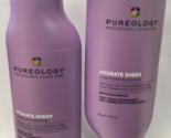 Pureology Hydrate Sheer Shampoo &amp; Conditioner 9 fl oz Each *Twin Pack* - £26.81 GBP
