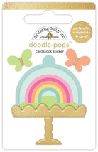 Doodlebug Doodle-Pops 3D Stickers 12/Pkg-A Bit Of Happiness, Hello Again... - £11.27 GBP