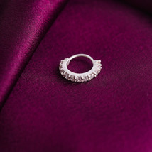 Diamond Nose Ring, 925 Sterling Silver, Zircon, Gold Nath, Bridal, Women... - €15,72 EUR