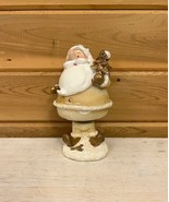 Christmas Bobble Body Spring Golden Santa 2006 Greenbrier - $447.17 MXN