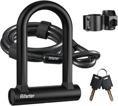 Bike U Lock, Compact Bicycle Lock U With 5Ft Cable And Keys,, 1 Pack - €35,08 EUR