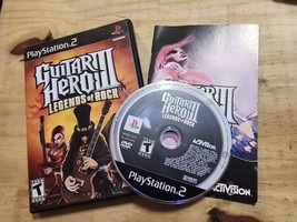 Guitar Hero 3 III: Legends of Rock (PlayStation 2, PS2), CIB Tested Works - $11.84