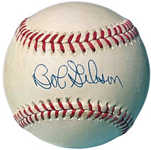 Bob Gibson signed Official Rawlings National League Baseball imperfect- COA (St. - £106.15 GBP