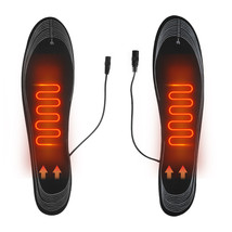Usb Electric Heated Shoe Insoles Sock Feet Heater Foot Pads Winter Warme... - £11.98 GBP