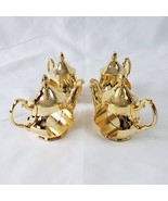 Teapot Napkin Rings Royal Doulton Old English Country Roses Gold Holders... - €40,27 EUR