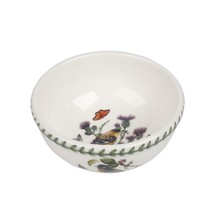 Portmeirion Botanic Garden Birds 5.5 Inch Fruit Salad Bowl - Lesser Gold... - $58.99