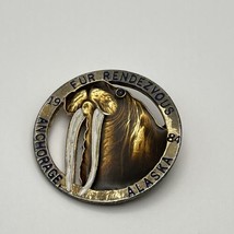 1984 Anchorage Alaska Fur Rondy Rendezvous Walrus Pin Medal - £19.36 GBP