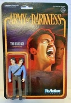New Super7 Army Of Darkness TWO-HEADED Ash Evil Dead 3 3/4-Inch Re Action Figure - £20.78 GBP