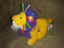 Ganz Webkinz Ribbon Lion Beanbag Plush 10&quot; HM487 Stuffed Animal No Code King Of - £15.76 GBP