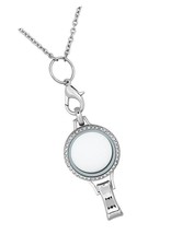 Charmed Craft Stainless Steel Glass Floating Charm Living - £41.15 GBP