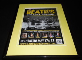 Beatles The Lost Concert 2012 11x14 Framed ORIGINAL Vintage Advertisement - £27.24 GBP