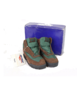 NOS Vintage 90s Youth Size 2Y Suede Leather Hiking Trail Boots Chukkas B... - $34.60