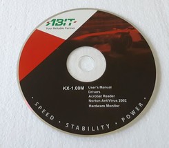 Vintage 1BIT KX-1.00M Manual Drivers Acrobat Reader Norton Antivirus 200... - $4.90