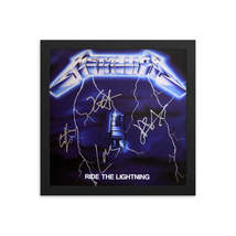 Metallica signed Ride The Lightning album Reprint - £66.86 GBP