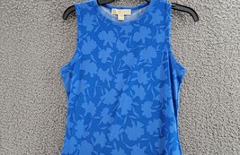 Michael Michael Kors Petite Tonal-Shadow Fleur Dress Women&#39;s P/S Grecian Blue - $33.00