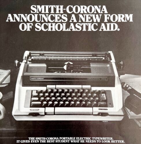 Primary image for Smith Corona Portable Typewriter 1979 Advertisement Vintage Office Tech DWKK7
