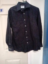 Haggar Classic Fit Smart Dress Shirt 15-15.5 32/33, Black 043boxBae - £14.78 GBP