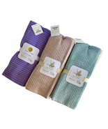 One Set Premium Cotton Dish Towels Thyme &amp; Sage New Kitchen Gift 16x26 C... - $168.56 MXN