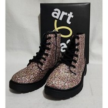 Girls&#39; Zoe High Top Shoe - Multi-Color Glittered Style - Zipper &amp; Lace-Up -Youth - $14.95