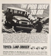 1968 Print Ad Big 6 Toyota Land Cruisers with 4-Wheel Drive Made in Japan - £11.49 GBP