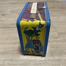 VTG 1976 Dynomutt Hanna Barbera King Steely Metal Lunchbox Blue Collectible - $59.39