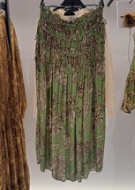 ZARA BNWT 2025. GREEN PAISLEY PRINT MIDI SKIRT VISCOSE BOHO. 7521/043/500 - £81.55 GBP