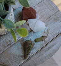Unakite Pendulum by Imogen Designs - Grounding Energy - $474.03 MXN