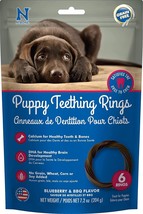 N-Bone Puppy Teething Ring Blueberry and BBQ Flavor - 6 count - £14.33 GBP