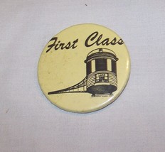 C1985 Lake Erie Limited 1ST Class Railroad Train Button Pinback Badge - £7.90 GBP