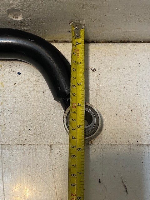 Allstar Performance Adjustable J-Bar Pan Hard Bar w/ 5-1/2" Drop 19mm Bore Item image 4