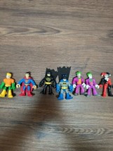 Lot 7 Fisher Price Imaginext DC Super Friends Batman, Joker,  figure Toys - £14.14 GBP
