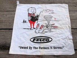 Vintage FELCO Seeds Advertising Golf Towel AGA - £11.55 GBP