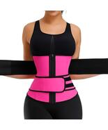 Double Waist Belt Waist Trainer Steel Bone Corset Waist Trainer Neoprene... - $31.18 CAD