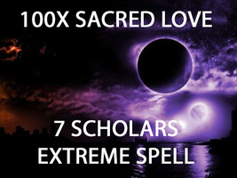 100X 7 Scholars Sacred Love Enhance Love Life Magick Work Magick Ring Pendant - £74.97 GBP