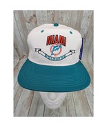 New Vintage 90&#39;s Miami Dolphins Green White Hat Team NFL Snapback - $68.87 CAD