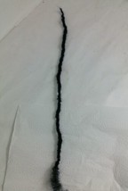 100% process Human Hair handmade Dreadlocks 4 pieces  stretch up to  18'' black - $26.50