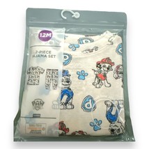 PAW Patrol Toddler Unisex 2 Pc Short Sleeve Snug Fit Pajama Set Cream Si... - £14.00 GBP