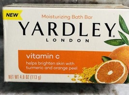 Yardley London Vit. C/Tumeric/Orange PeelSoap Bar:4oz/113gm-SHIPS N 24 H... - £5.48 GBP
