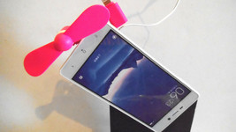 Cell Phone Fan Fits Android Micro USB Smartphone 6 Colors Mini Cool Cool... - £5.77 GBP
