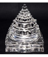 Sphatik Shree Yantra / Quartz Crystal Shri Yantra - 421 gms - Lab Certified - $490.05