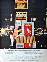 White Owl Cigars Meet the new Yorker cigars 1964 Vintage Print Ad - $14.42 CAD