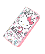 Sweet Style Hello Kitty Long Clutch Card Holder WalletK Full Zipper Zip - £13.19 GBP