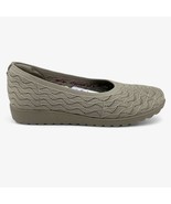 Skechers Arch Fit Cleo Wedge Carefree Breeze Taupe Womens Casual Slip-On - $54.95