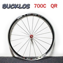 BUCKLOS 700c QR wheel Road Bike Aluminum alloy Wheel Front Rear Clincher Fit 7-1 - £780.33 GBP