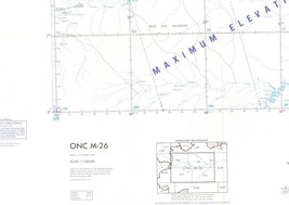 1975 BRAZIL, COLOMBIA, PERU Operational Navigation Chart ONC M-26 Ed 2 -... - $16.99